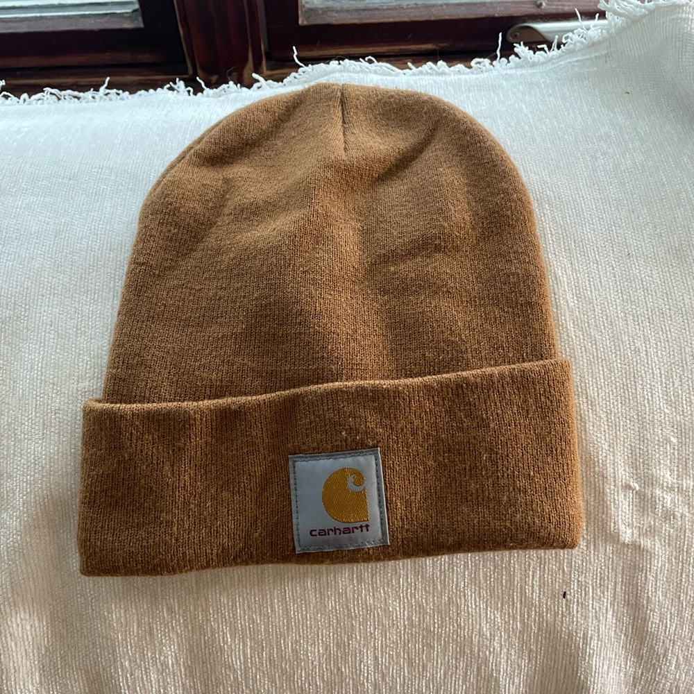 Carhartt Brown Acrylic Knit Beanie